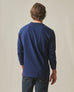 Men's Premium Slub Crew Tee Long Sleeve - Pageant Blue